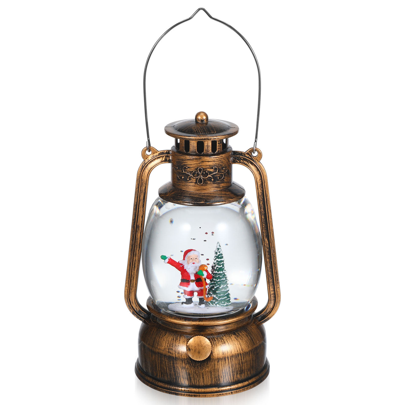Snow Globe Musical - Lanterne musicale lumineuse en forme de