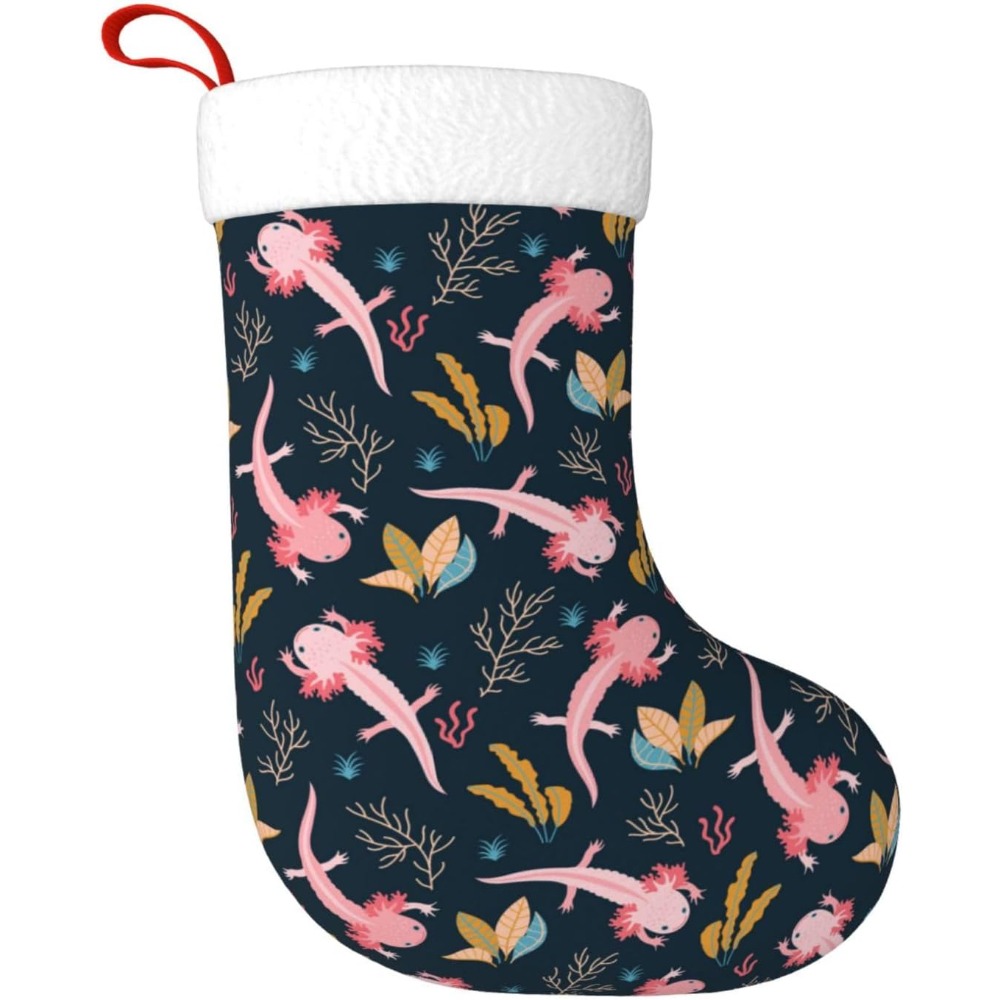 Christmas Stocking Hanging - Axolotl – bas de noël suspendus,