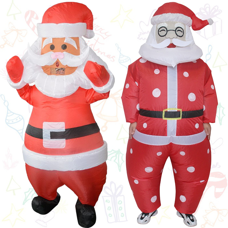 Elf Costume Christmas - Costume gonflable classique de père noël