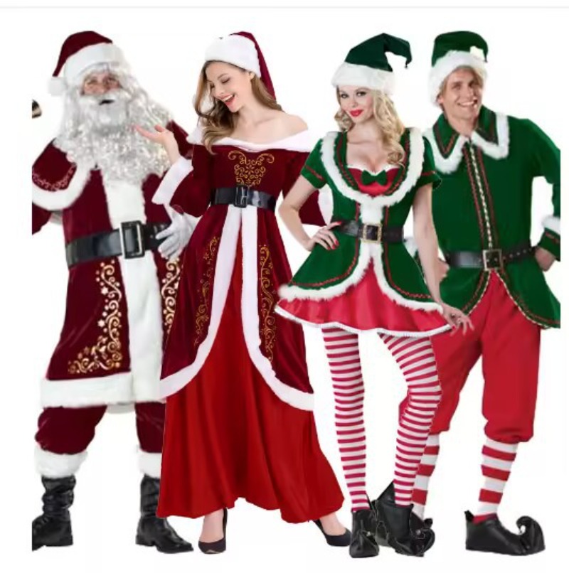 Elf Costume Christmas - Costume de père noël pour femmes