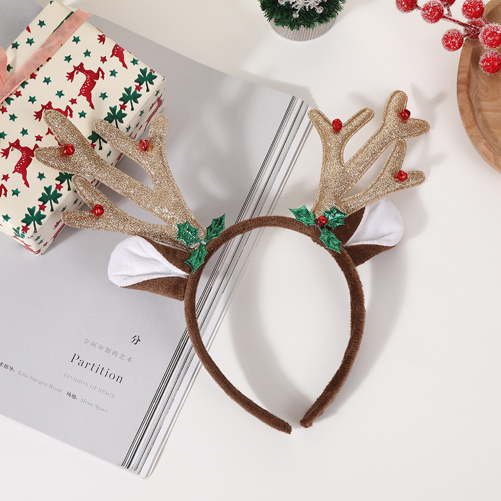 Reindeer Antlers Headband - Costume de cerf pour adultes, femmes
