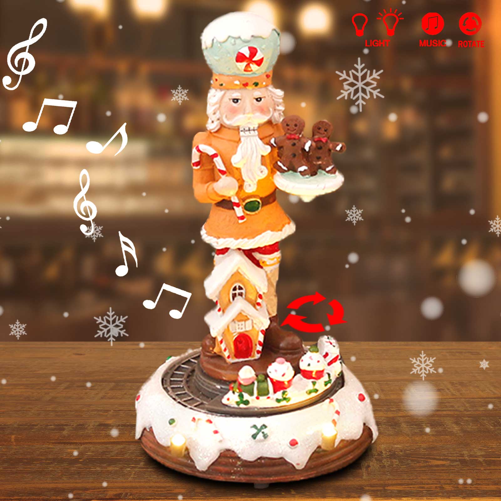 Nutcracker Figurine - Figurines de Collection casse-noisette en pain