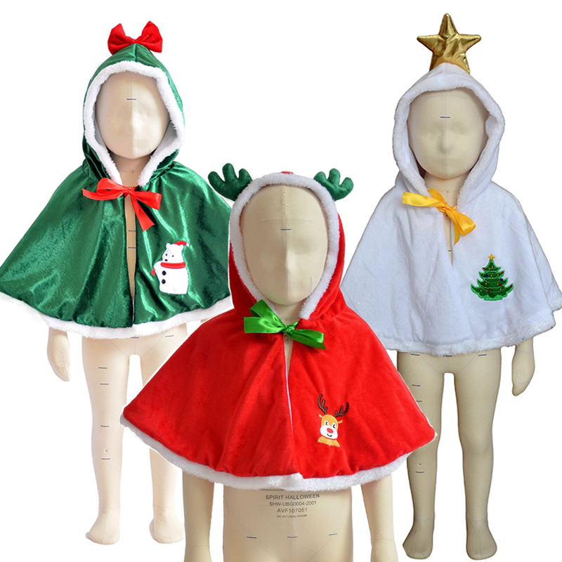 Poncho à capuche de noël elfe  - Elf Costume Christmas avis et prix