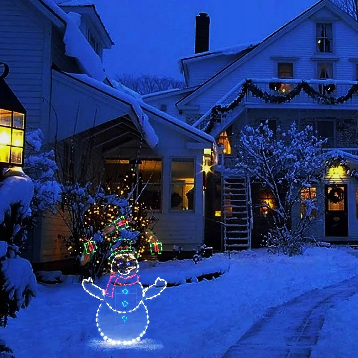 Boule de neige animée lumière  - Christmas Lights Outdoor avis et prix