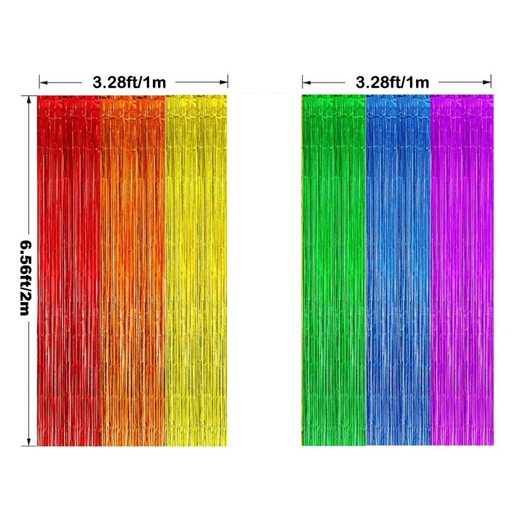 Rideau de franges en guirlande - Tinsel Garland Decoration avis et prix