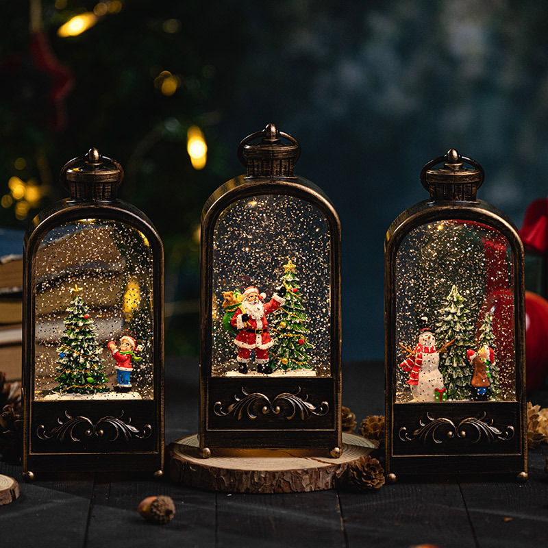 Lanterne de globe de neige écl - Snow Globe Musical avis et prix