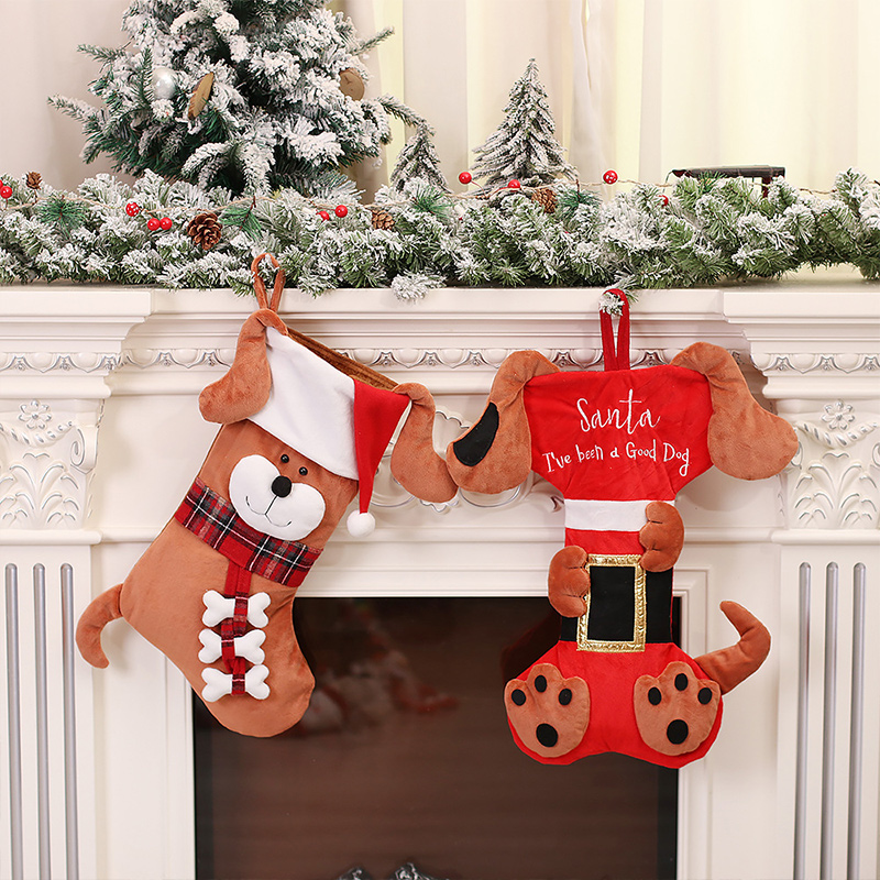 Chaussettes de Noël 3D en pelu - Christmas Stocking Hanging avis et prix