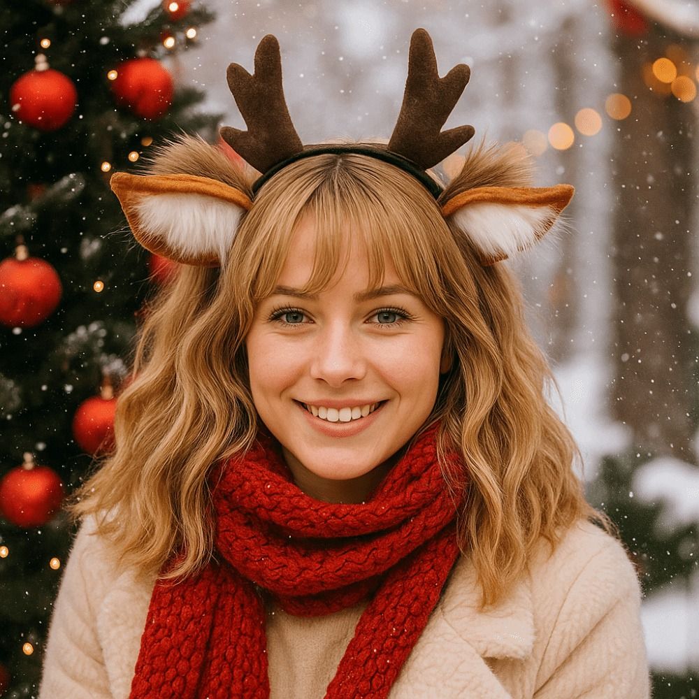 Serre-tête unisexe avec oreill - Reindeer Antlers Headband avis et prix
