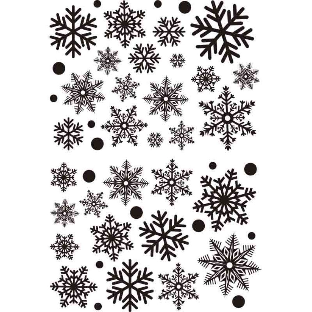 30 autocollants flocons de nei - Snowflake Window Decal avis et prix