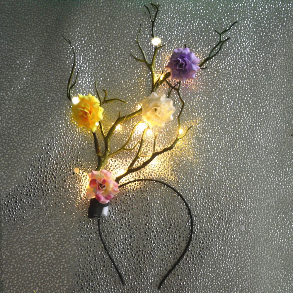 Serre-tête lumineux en forme d - Reindeer Antlers Headband avis et prix