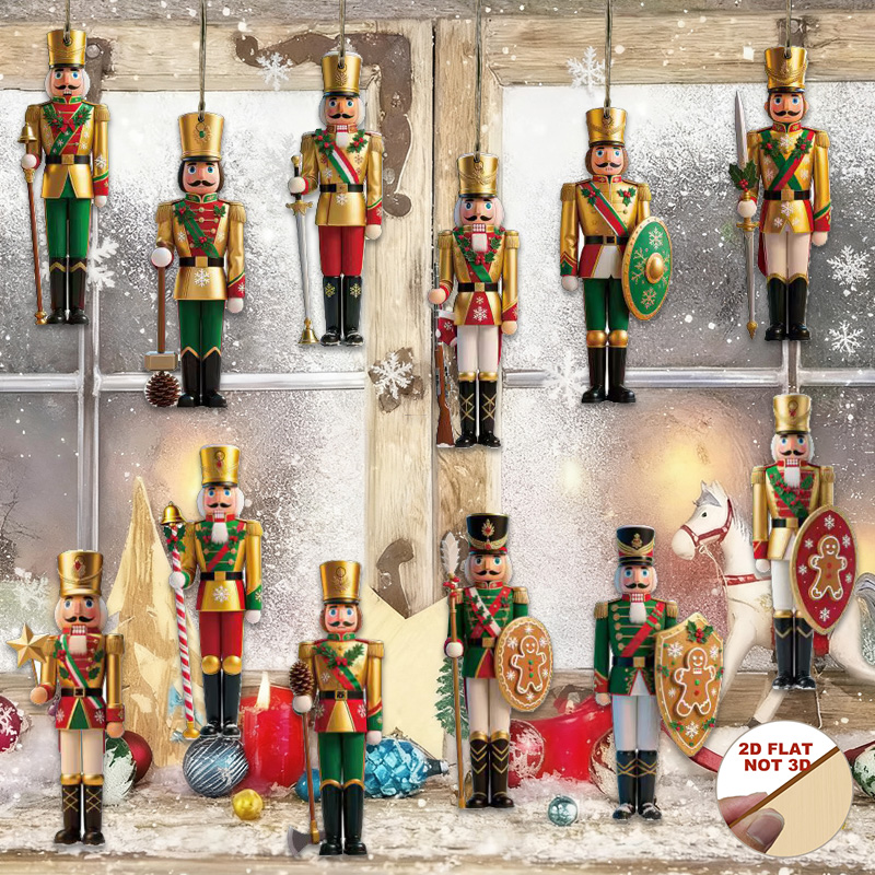 Lot de 12 décorations de Noël  - Nutcracker Figurine avis et prix