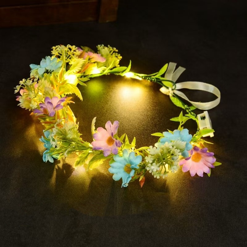 Couronne florale lumineuse LED - Led Fairy String Lights avis et prix