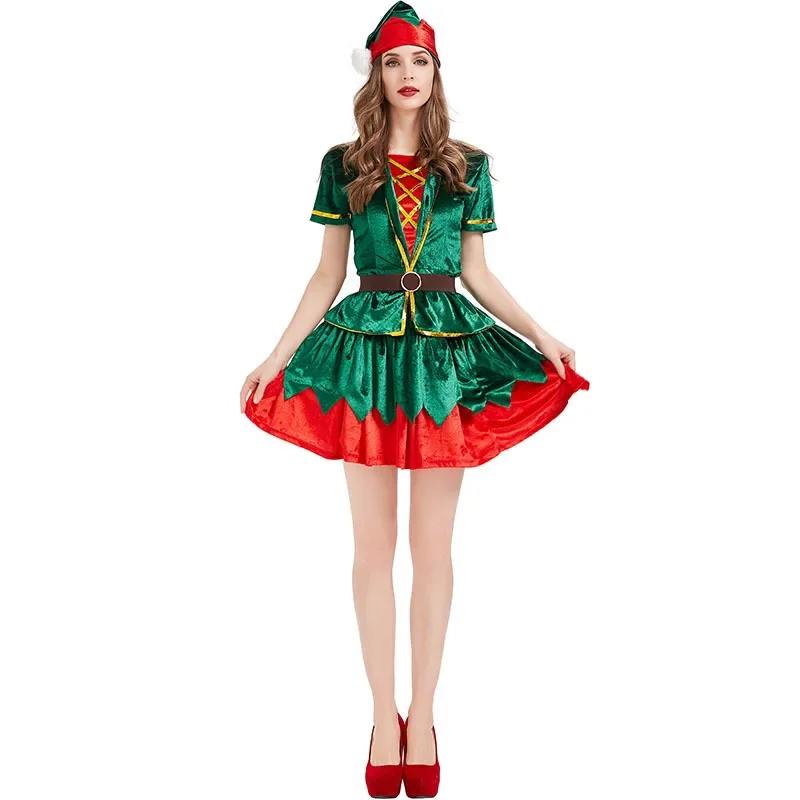 Costume d'elfe vert de noël po - Elf Costume Christmas avis et prix
