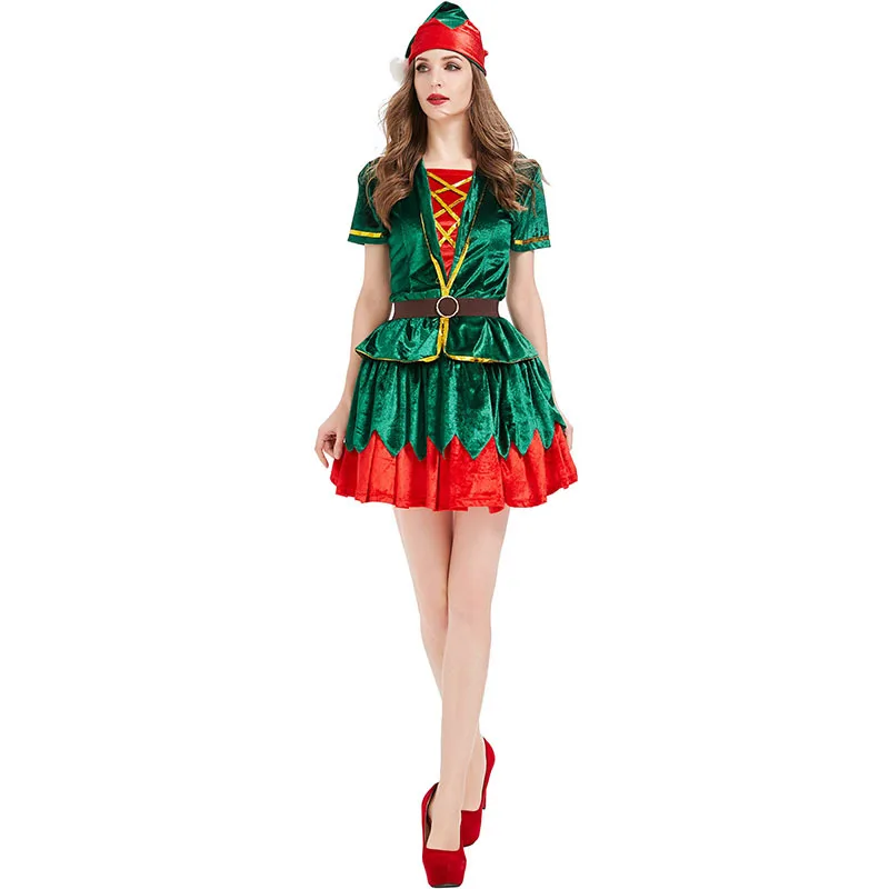 Costume d'elfe vert de noël po - Elf Costume Christmas avis et prix
