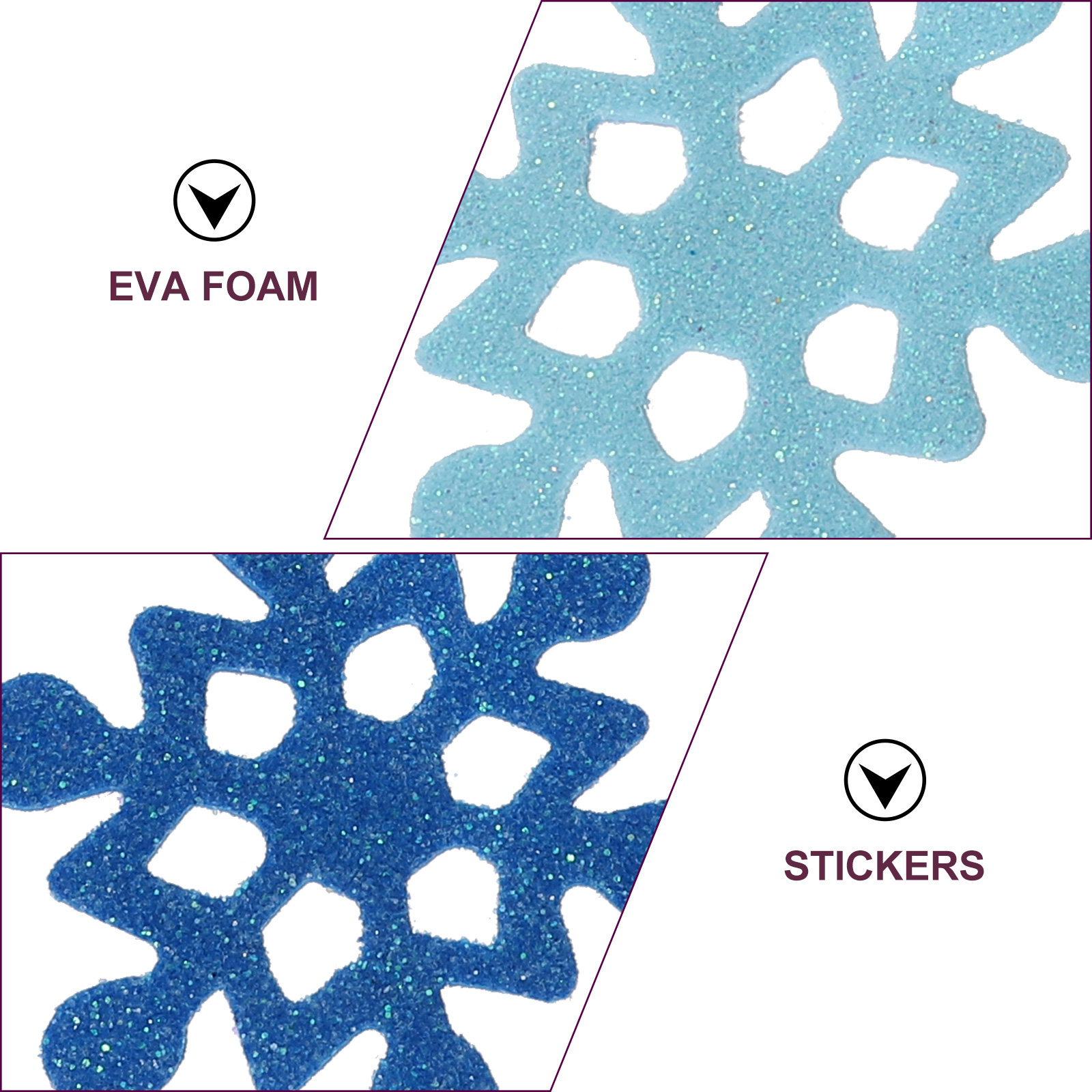Autocollants en mousse flocon  - Snowflake Window Decal avis et prix