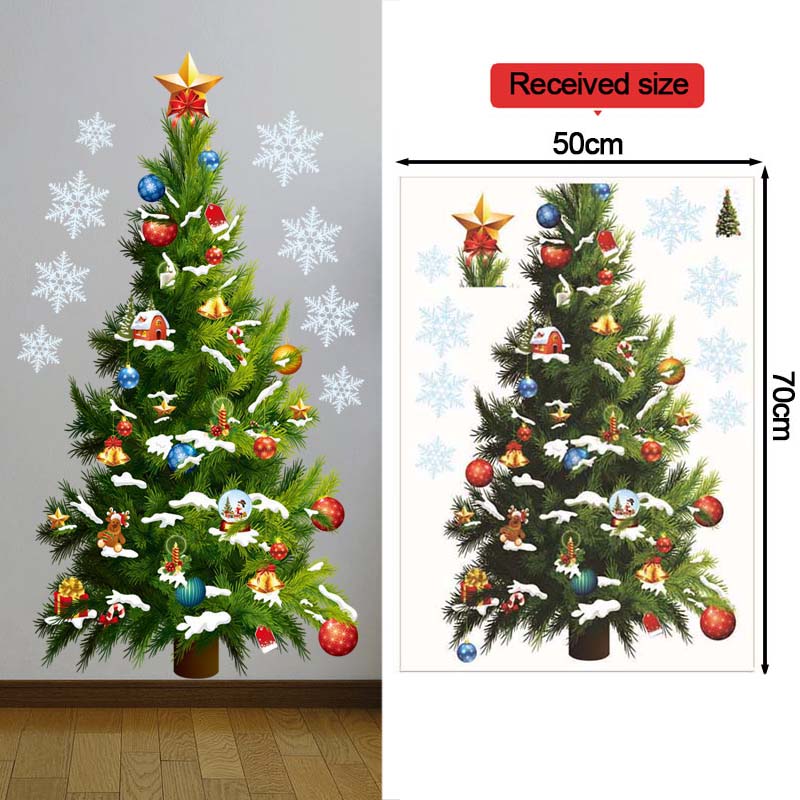 Autocollants muraux d'arbre de - Snowflake Window Decal avis et prix