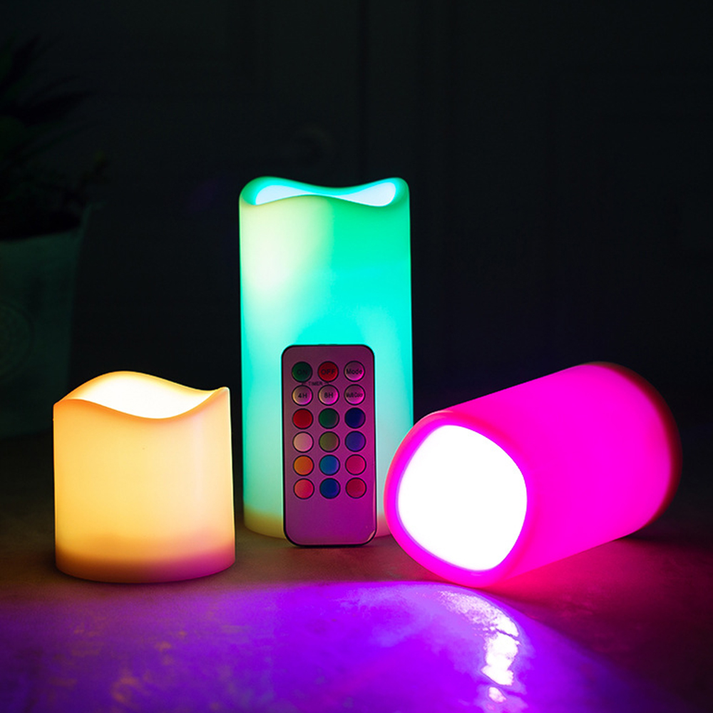 Lot de 3 bougies LED sans flam - Holiday Candle Set avis et prix