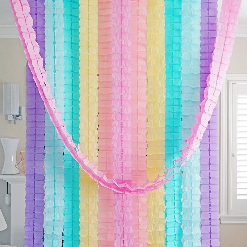 1 guirlande de 3m en papier et - Tinsel Garland Decoration avis et prix