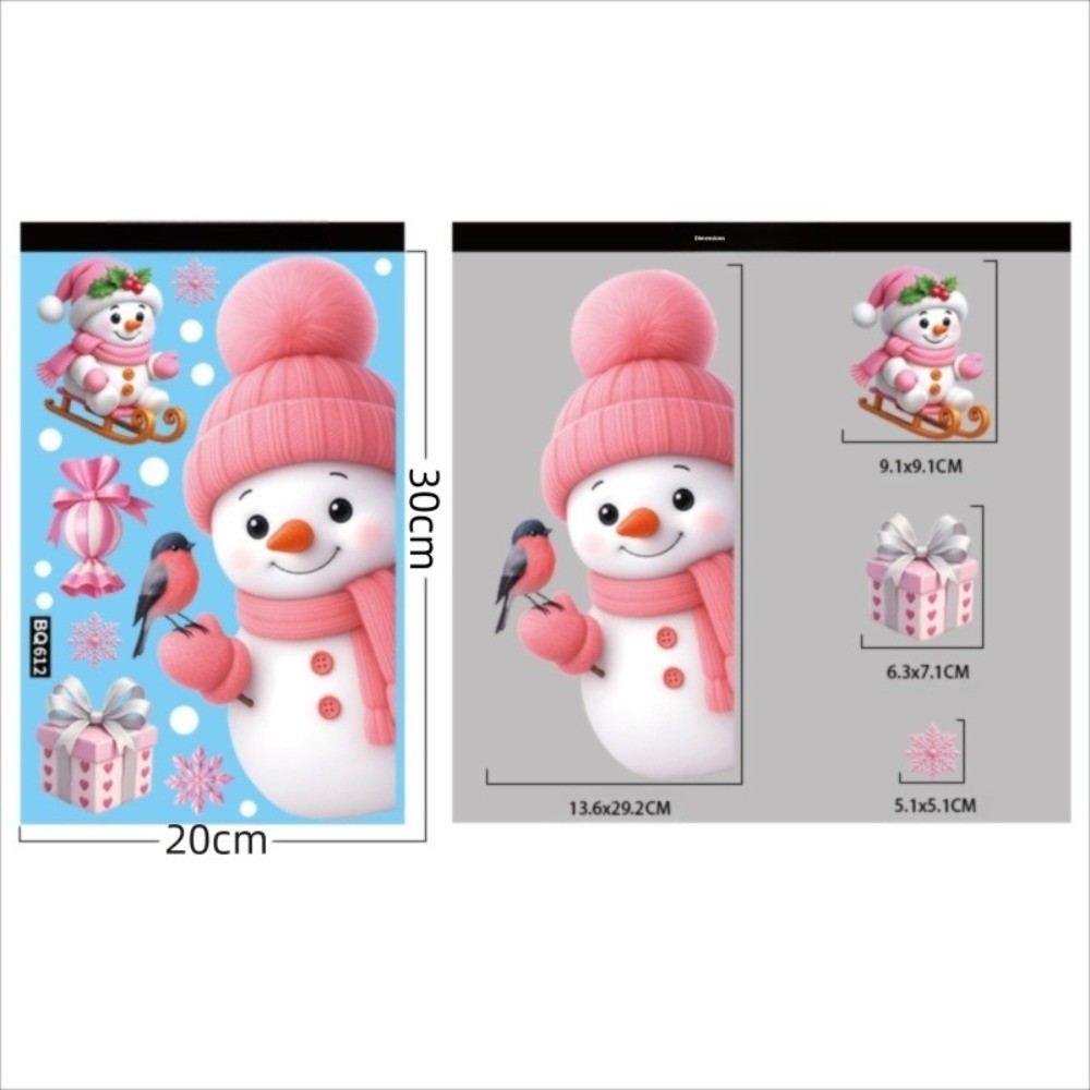 Autocollants de fenêtre amovib - Snowflake Window Decal avis et prix