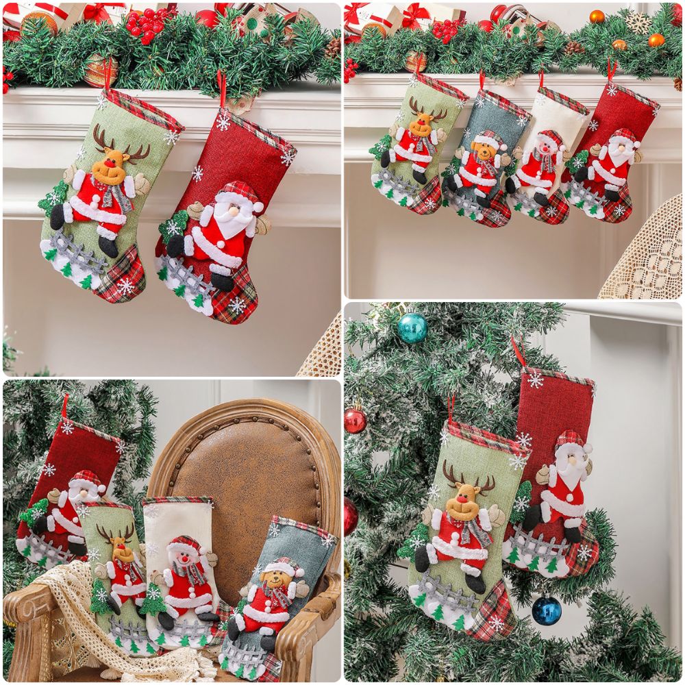 Chaussettes de Noël multicolor - Christmas Stocking Hanging avis et prix