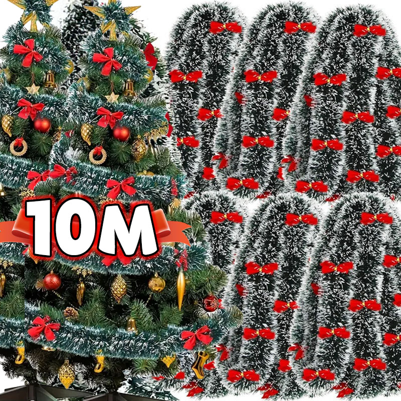 Guirlande de ruban de canne ve - Tinsel Garland Decoration avis et prix