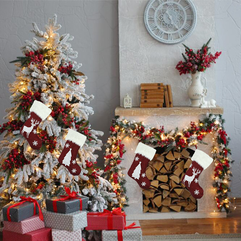 Chaussettes de noël avec lumiè - Christmas Stocking Hanging avis et prix