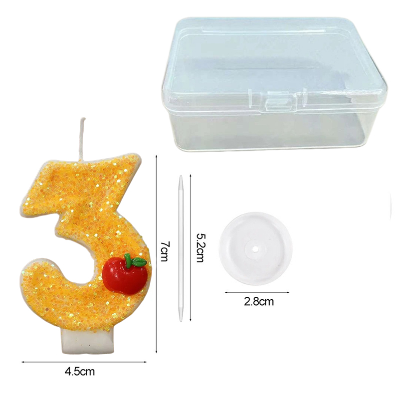 Bougie d'anniversaire numériqu - Holiday Candle Set avis et prix