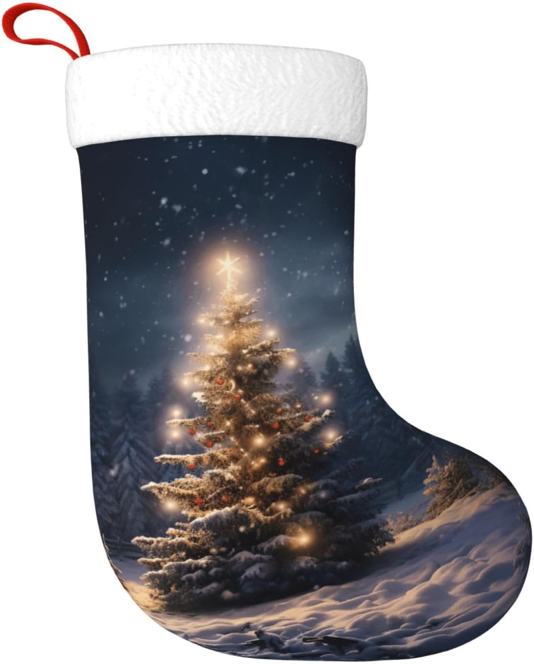 Bas cadeaux de neige pour arbr - Christmas Stocking Hanging avis et prix