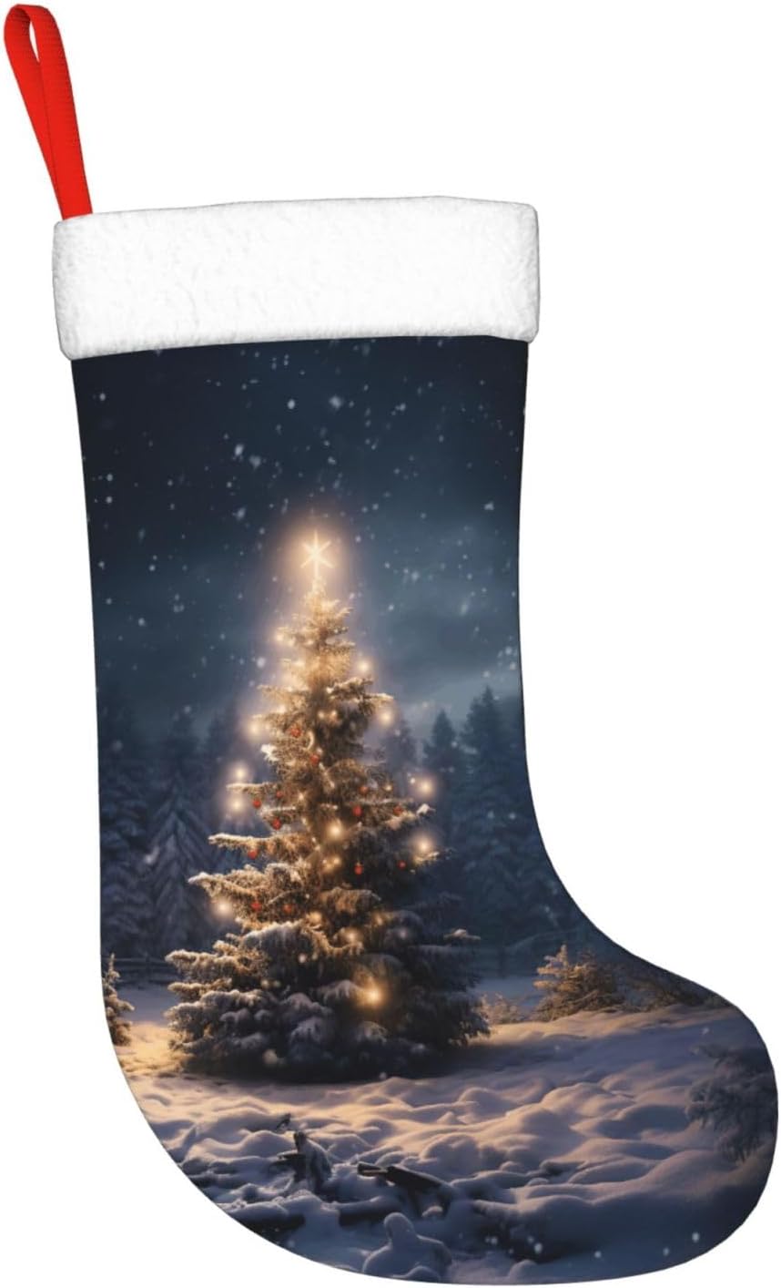 Bas cadeaux de neige pour arbr - Christmas Stocking Hanging avis et prix