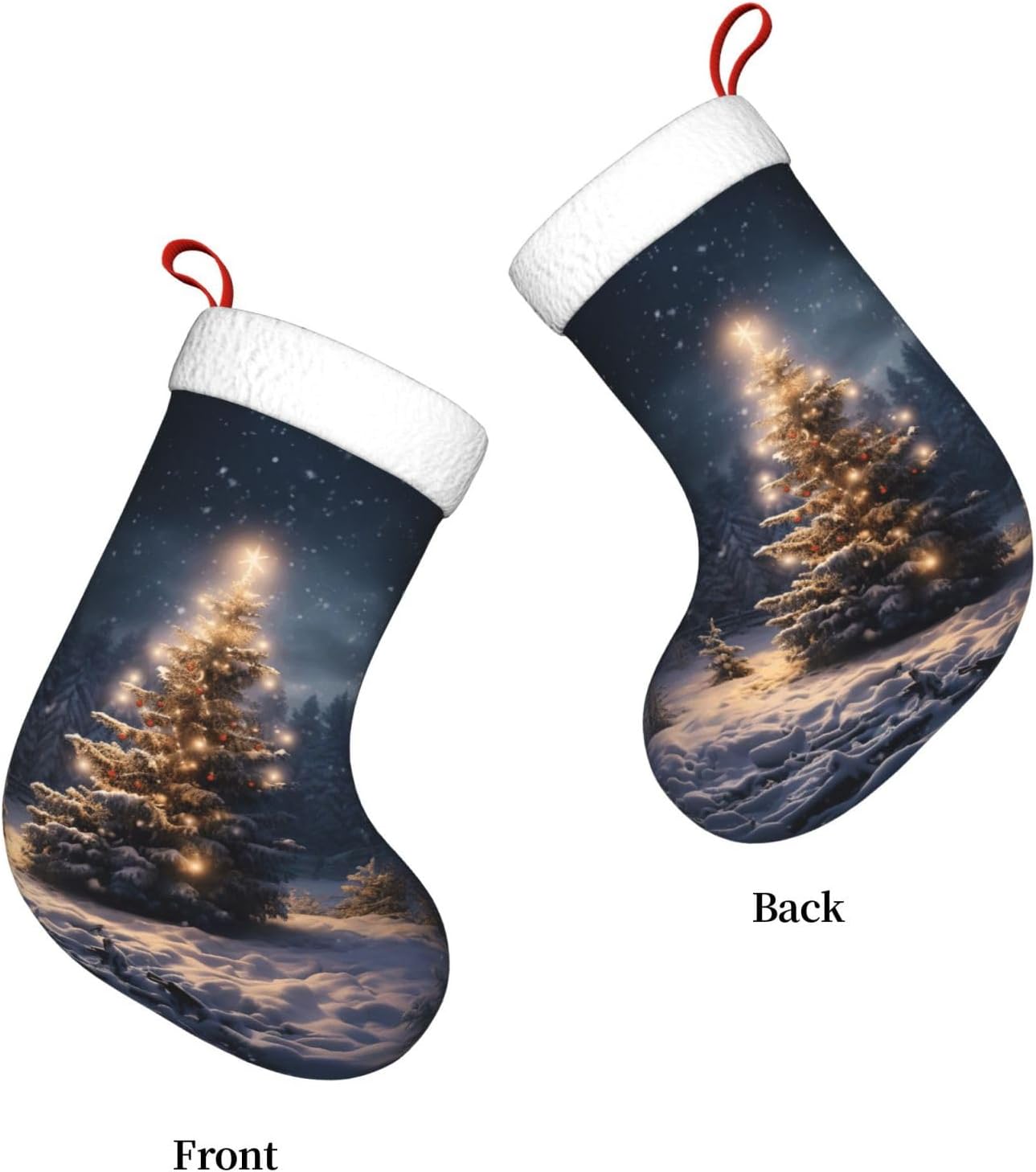 Bas cadeaux de neige pour arbr - Christmas Stocking Hanging avis et prix