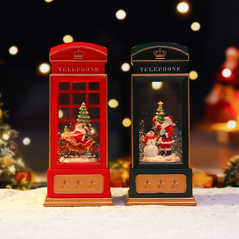 Cabine de téléphone de noël, v - Snow Globe Musical avis et prix