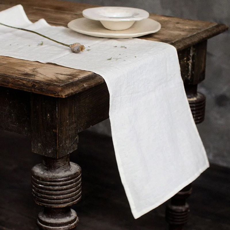 Chemin de table 100% Lin Lavé  - Christmas Table Runner avis et prix