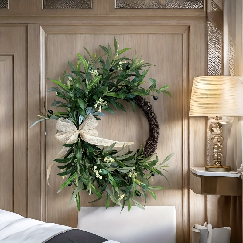 Couronne d'olivier artificiell - Christmas Wreath Fake avis et prix