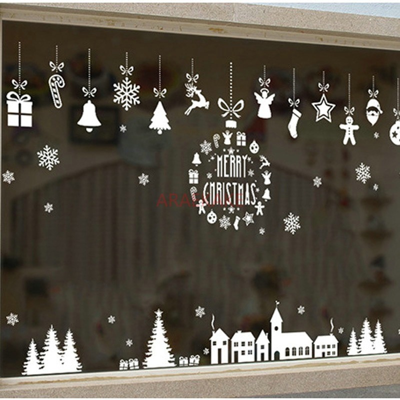 Autocollant mural blanc pour f - Snowflake Window Decal avis et prix
